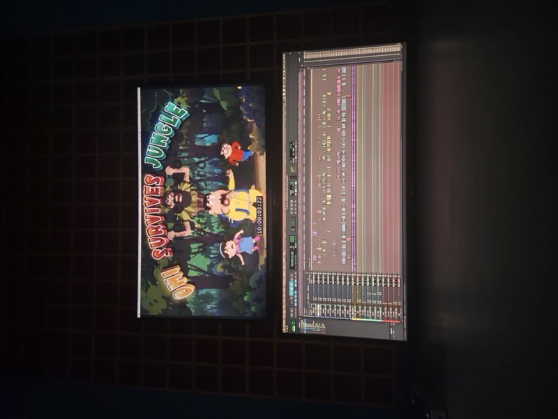 Hindi dubbing session for an animated series localization